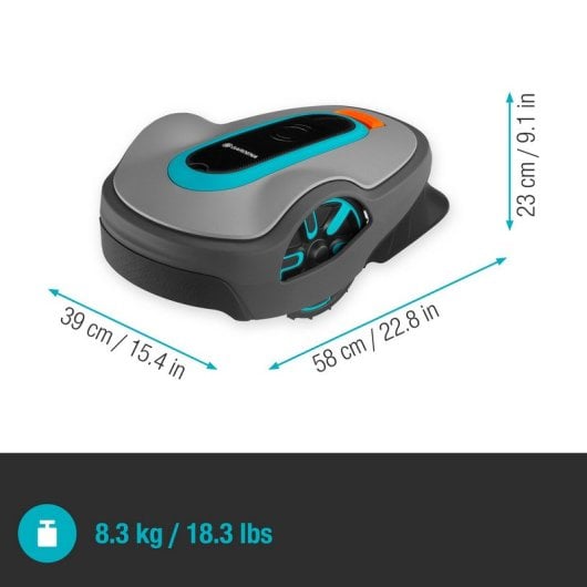 Cortador de grama robô Gardena Sileno Life Bluetooth 1250m2