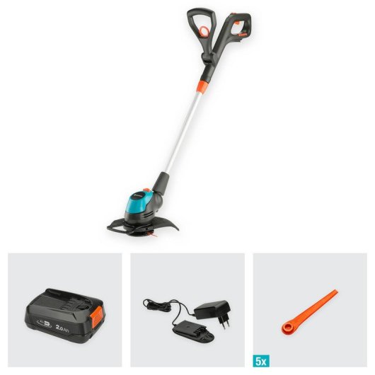 Gardena EasyCut 23/18V P4A 23 cm Akku Schwarz, Blau, Orange, Silber