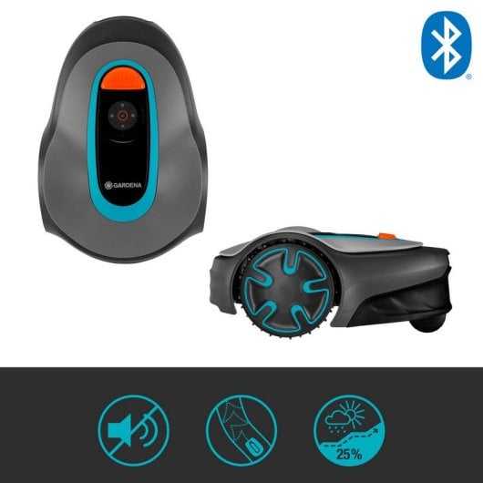 Gardena Sileno Minimo Robot Corta-Relvas Bluetooth a Bateria 250m2