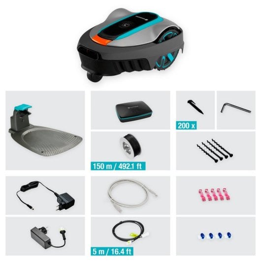 Gardena Smart Sileno City Set Robot Cortacésped a Batería 500m2