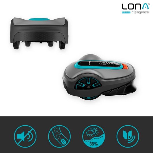 Gardena Smart Sileno Life Set Robot Cortacésped a Batería 1500m2