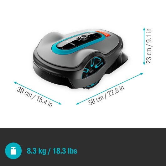 Gardena Smart Sileno Life Set Robot Cortacésped a Batería 1500m2