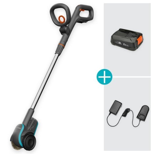 Gardena EasyWeed1800/18V P4A Ensemble de brosses à mauvaises herbes à batterie