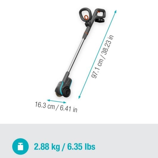 Gardena EasyWeed1800/18V P4A Ensemble de brosses à mauvaises herbes à batterie
