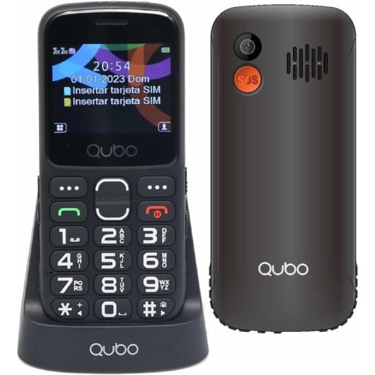 Telefono Basic Qubo X-230 per Anziani + Base di Ricarica