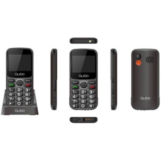 Telefono Basic Qubo X-230 per Anziani + Base di Ricarica