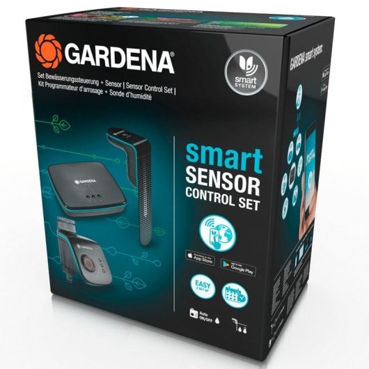 Gardena Set de Control y Sensor Smart para Riego Automático