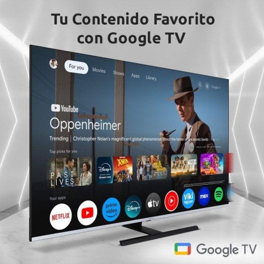 TV Nilait QLED Luxe 55UC8003S 55" 4K UltraHD 50Hz Smart TV Google TV HDR10 Dolby Audio