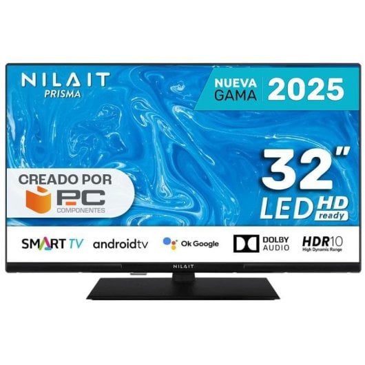 Nilait Prisma 32FC7003SPC 32" LED Rahmenloser HD Ready Smart TV-Mittelständer