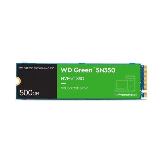 Disque SSD Sandisk WD Green SN350 500GB M.2 NVMe 2400MB/s
