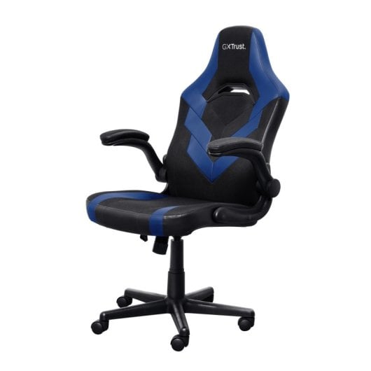 SEDIA DA GAMER TRUST GXT 703 NERO/BLU 25129 CLASSE 4 SOLLEVAMENTO A GAS BRACCIOLO PIEGHEVOLE BLOCCO INCLINAZIONE Max. 140Kg