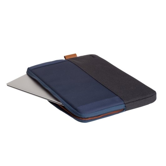 CUSTODIA UNIVERSALE TRUST LISBOA 25123 SOFT SLEEVE COLORE NERO/BLU - PER TABLET/LAPTOP FINO A 13,3