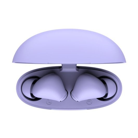 CASQUE IN-EAR BLUETOOTH TRUST YAVI 25297 LILAS ENC BASE DE CHARGEMENT USB-C COMMANDE TACTILE 23h