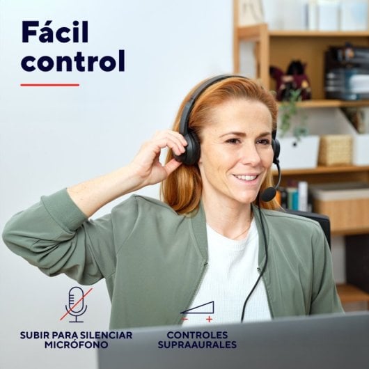 Trust HS-260 Auriculares Alámbrico de Oficina/Centro de llamadas USB-ENC para PC Negro