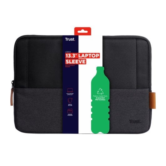 CUSTODIA UNIVERSALE TRUST LISBOA 25350 SOFT SLEEVE COLORE NERO - PER TABLET/LAPTOP FINO A 13,3