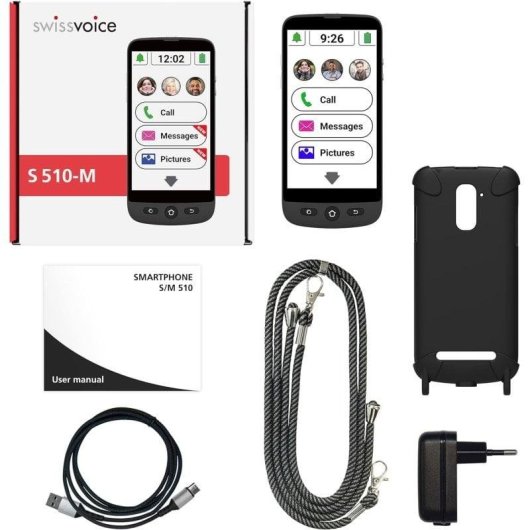 Swissvoice S510-M 4G 2GB 16GB 5.5" Preto