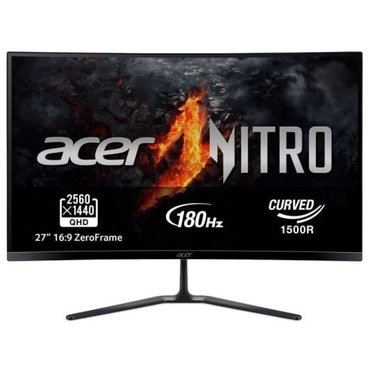 Écran PC Acer Nitro ED270U S3 27" QHD 180Hz VA Courbé 1ms FreeSync Premium HDR10
