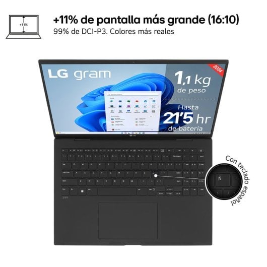 LG Gram Pro 16Z90SP-K.AD75B Intel Evo Ultra 7 155H/32GB/512GB SSD/16"