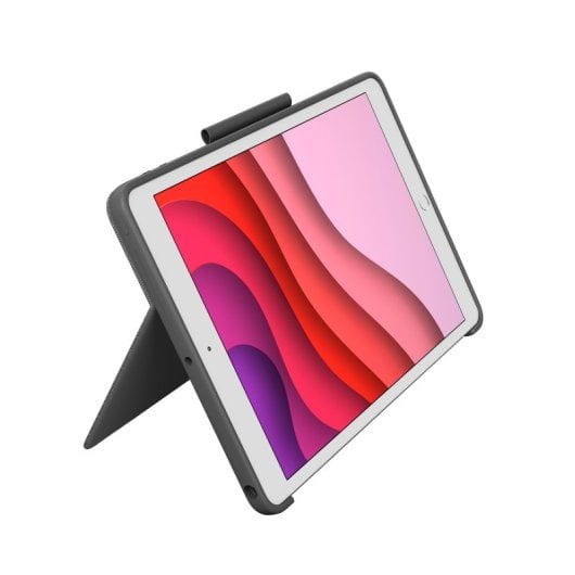 Logitech Combo Touch Funda Teclado Retroiluminado QWERTY Italiano Grafito para iPad 10.2" 7ª Gen