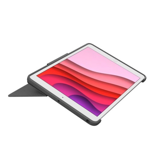 Logitech Combo Touch Funda Teclado Retroiluminado QWERTY Italiano Grafito para iPad 10.2" 7ª Gen