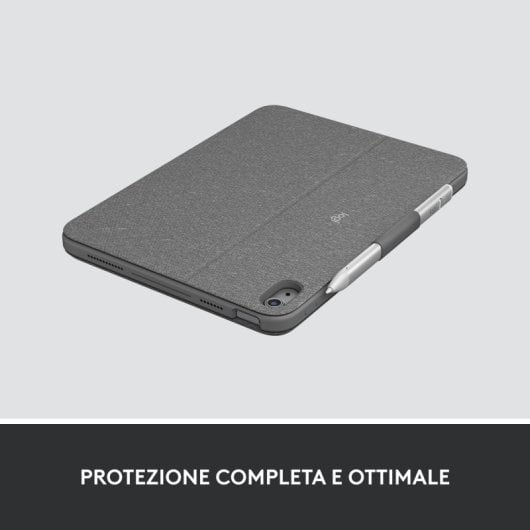 Logitech Combo Touch Funda con Teclado Extraíble Oxford Gris para iPad 10th Generación Layout Italiano