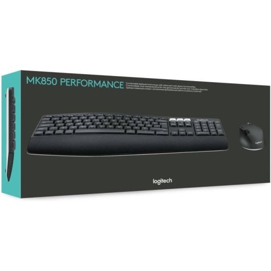 Tastiera Logitech MK850 Performance Mouse incluso RF Wireless + Bluetooth QWERTY Italiana Nera