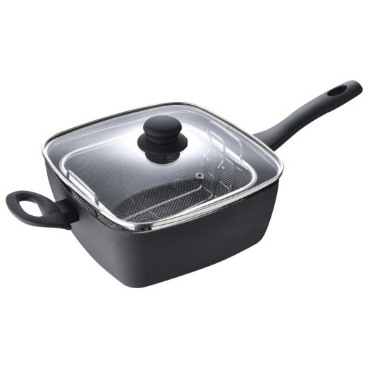Sartén de Aluminio forjado SAN IGNACIO Foodies 24cm - Negro | Ofertas