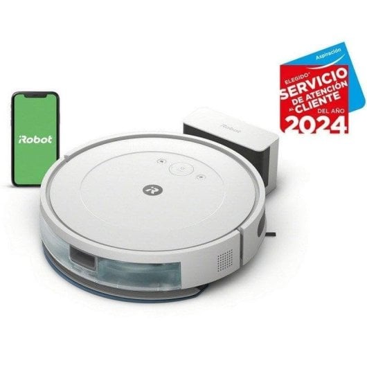Aspirador Robô com Mopa iRobot Roomba Combo Essential Navegação por Sensores 2.600Pa Controlo por Voz