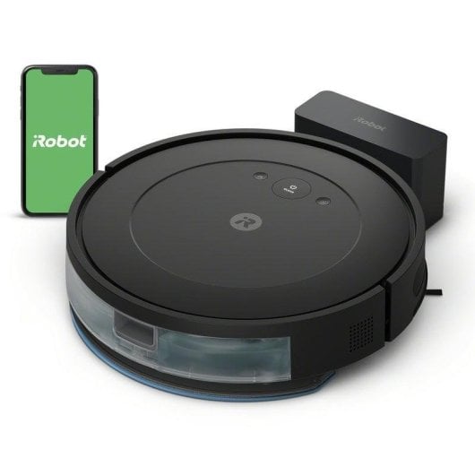 Aspirador Robô com Mopa iRobot Roomba Combo Essential Navegação Sensores Potente Sucção Controlo por Voz