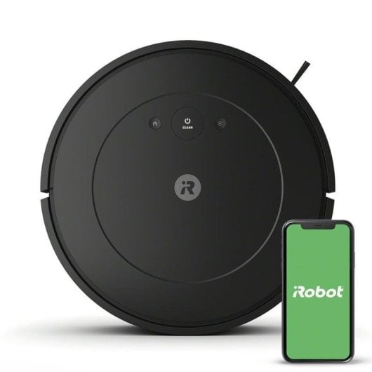 Aspirador Robô com Mopa iRobot Roomba Combo Essential Navegação Sensores Potente Sucção Controlo por Voz