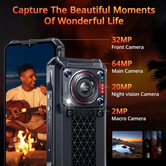 Oukitel WP33 Pro 5G 24/256GB Schwarz entsperrt