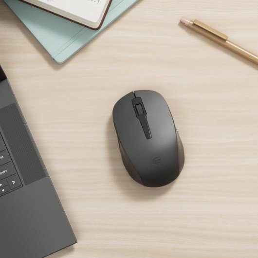Mouse HP 150 Wireless 2,4 GHz 1600 DPI Ambidestro Nero 3 Pulsanti