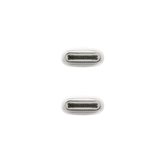 Nanocable 10.01.6002-CO USB 2.0 Typ-C Kabel 60W 480Mbps 2m Weiß