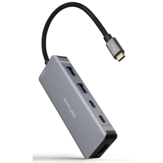 Nanocable Docking Hub 6 en 1 USB-C a HDMI/USB 3.2/USB-C PD