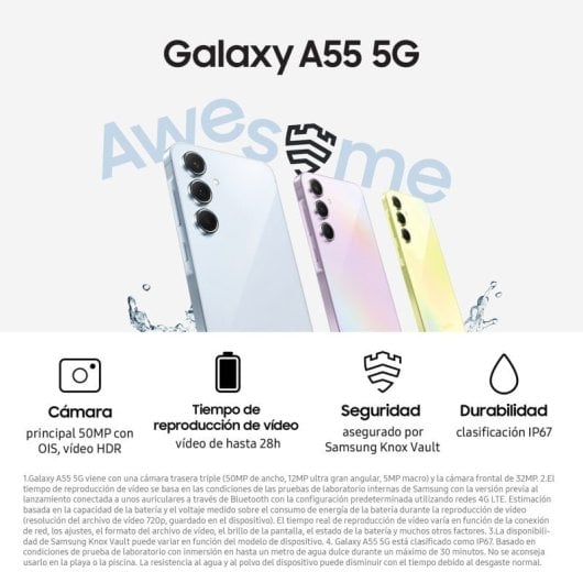 Samsung Galaxy A55 5G 8/128GB Viola Gratis