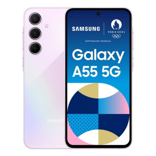 Samsung Galaxy A55 5G 8GB Lila 128GB 6,6" Super AMOLED