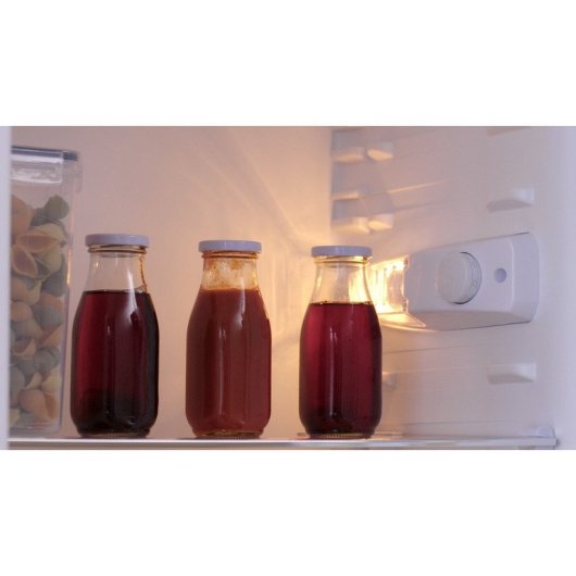 Evvo Home F55 Retro Frigorífico Combi E Rojo