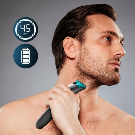 Cecotec Bamba PrecisionCare OneShave Aparador de Cabelo Sem Fios 2 em 1 Preto