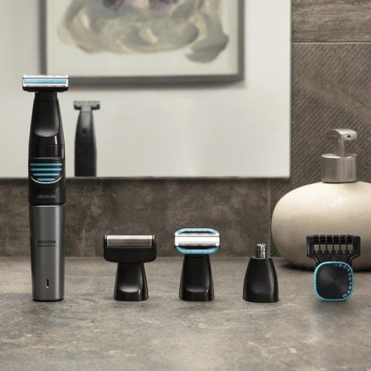 Cecotec Bamba PrecisionCare Etreme 5in1 Afeitadora Multifunción 5 en 1 Negra