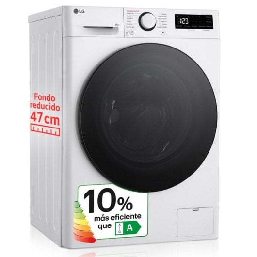 LG F2WR5S08AGW Máquina de Lavar Roupa 8Kg A Branca