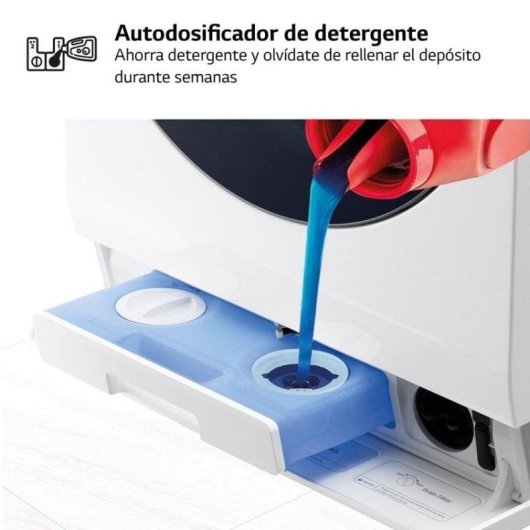Lavasecadora LG 12kg A LSWD100E con bomba de calor y TurboWash
