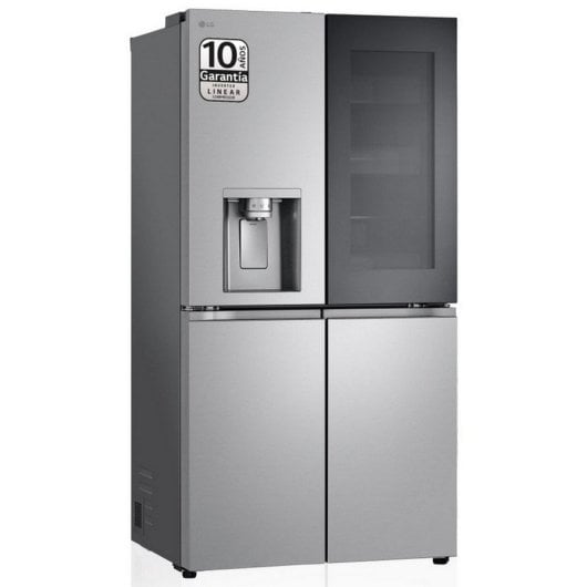 LG GMG960MBEE Frigorifero americano InstaView E Acciaio testurizzato Anti-impronta