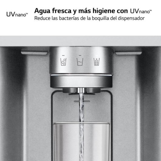 LG GMJ960MBJE Frigorífico Americano Door-in-Door E Acero Texturizado Antihuellas