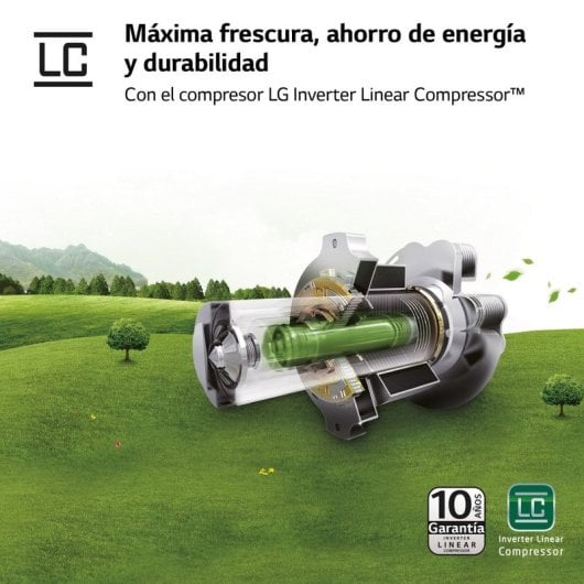 LG GML960PYBE Frigorífico Americano E Acero Inoxidable Antihuellas