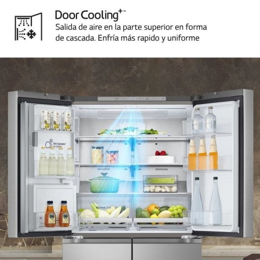 LG GML960PYBE Frigorífico Americano E Acero Inoxidable Antihuellas