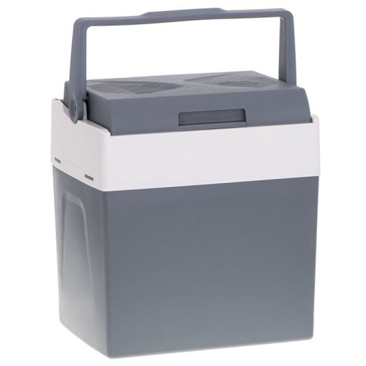 Briebe Cf1153 Réfrigérateur électrique portable pour voyage, voiture, camping, 28 L, connexion 12v et 220v, refroidit