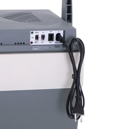Briebe Cf1153 Réfrigérateur électrique portable pour voyage, voiture, camping, 28 L, connexion 12v et 220v, refroidit