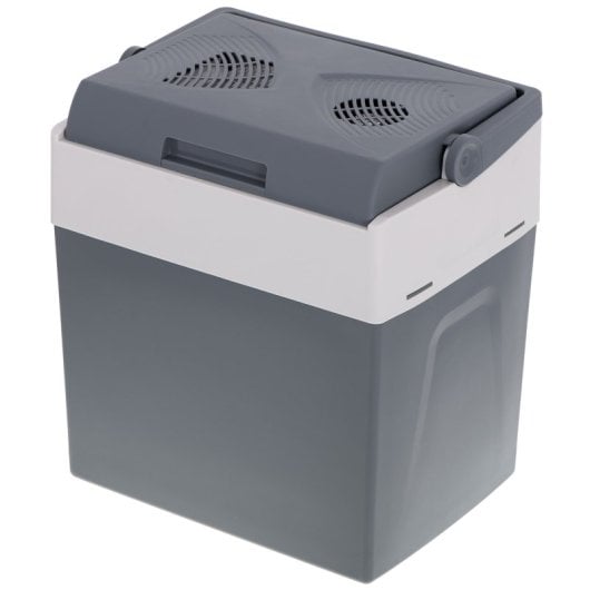 Briebe Cf1153 Réfrigérateur électrique portable pour voyage, voiture, camping, 28 L, connexion 12v et 220v, refroidit