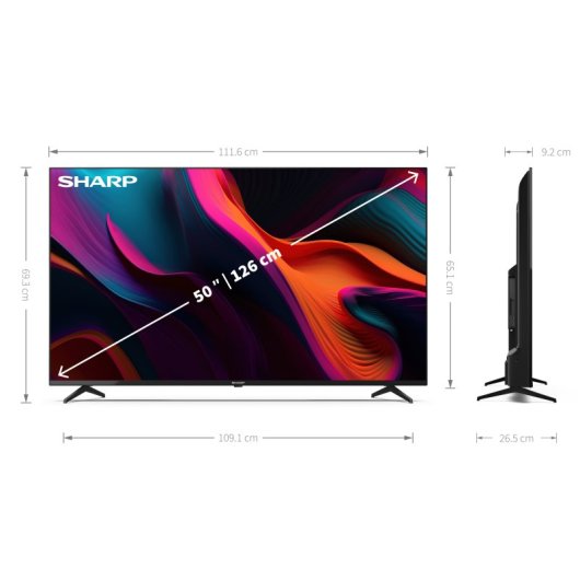 Sharp 50GL4260E 50" 4K UltraHD LED Google TV