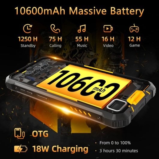 Oukitel WP23 Pro 16GB/128GB/6.52" Laranja